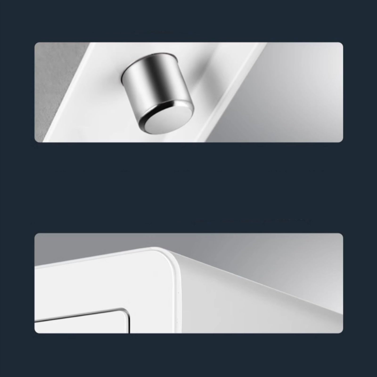 Le coffre - fort Petit classeur de bureau mot passe d'empreintes digitales en acier antivol chambre Mini objets valeur coffre-fort(Noir)