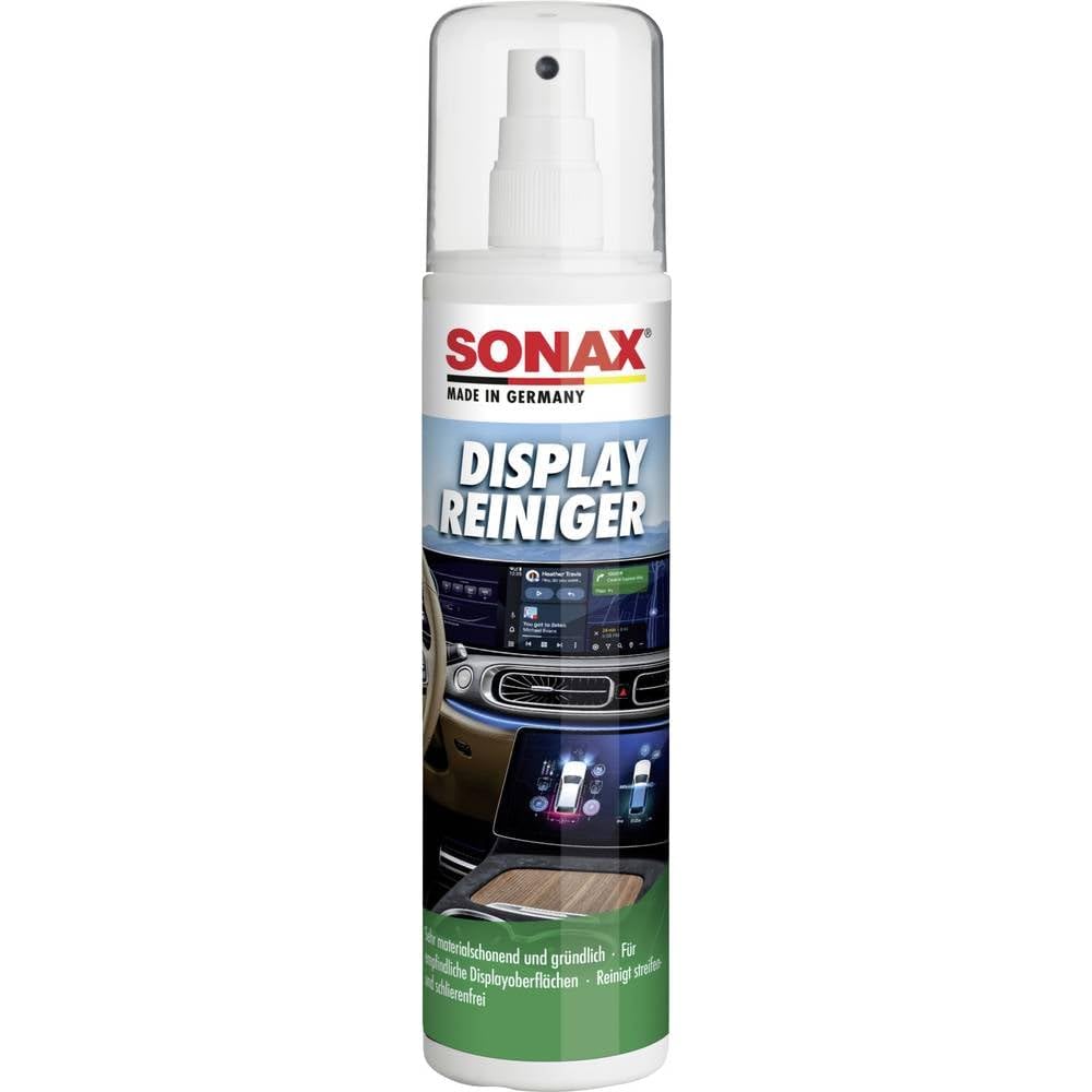 SONAX Nettoyant pour écran (300 ml) nettoie toutes les surfaces d'écran, y compris les écrans tactiles comme les smartphones et les tablettes | Numéro d'article 03921000
