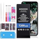 ElephantStory Battery for iPhone XR, Upgraded 7200mAh New 0 Cycle Replacement Battery for iPhone XR Model A1984, A2105, A2106, A2108 with Complete Repair Tool Kits and Instructions