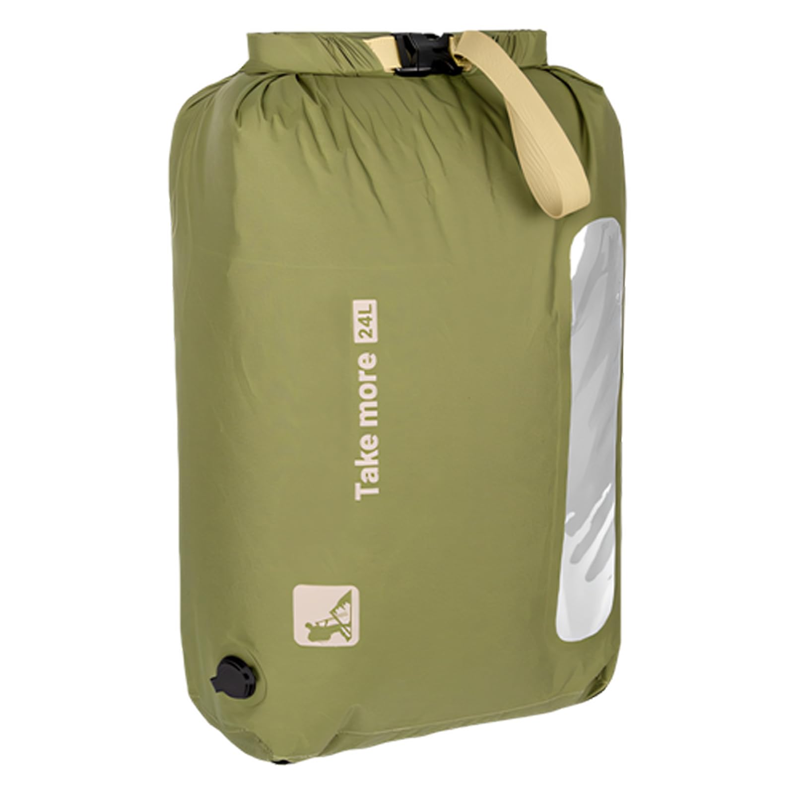 Large Capacity 12L / 24L Vacuum Storage Bag with Clear Window Easy to Identify Content Suitable for Hiking Cord Compaction Bag