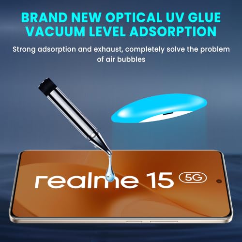 Image of FIRST MART Anti-Spy Privacy Tempered Glass for Realme 15 / Realme 15 Pro - 9H Screen Protector, Anti-Peeping, Bubble-Free, Edge to Edge [2 Pack]