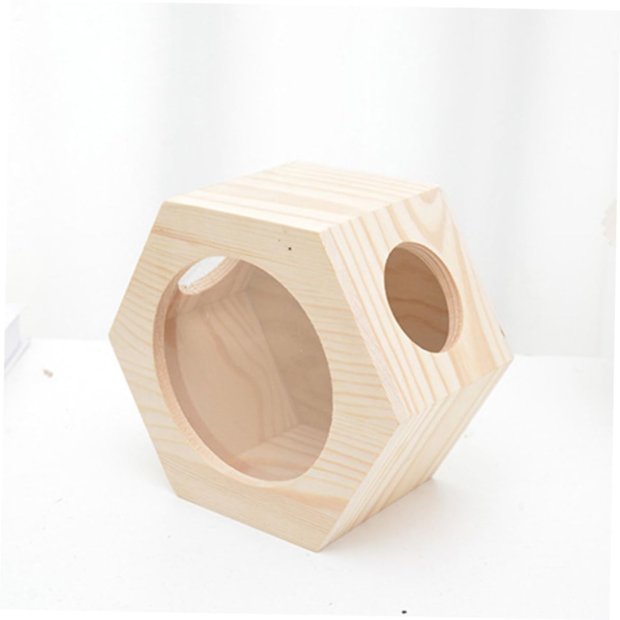 Hohopeti Hamsterh mit Versteckfunktion Kleines Hamsterspielzeug Mehrschichtiges Nagernest für Kleintiere Komfortables Häuschen für Hamster und Rennmäuse Käfigzubehör