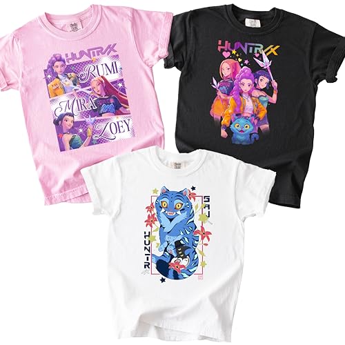 Pop Music Idol Inspired Sweathirt, Fantasy Animation Film Graphic Tee