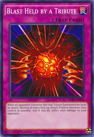 Amazon.com: YU-GI-OH! - Blast Held by a Tribute (DPRP-EN034) - Duelist  Pack: Rivals of The Pharaoh - 1st Edition