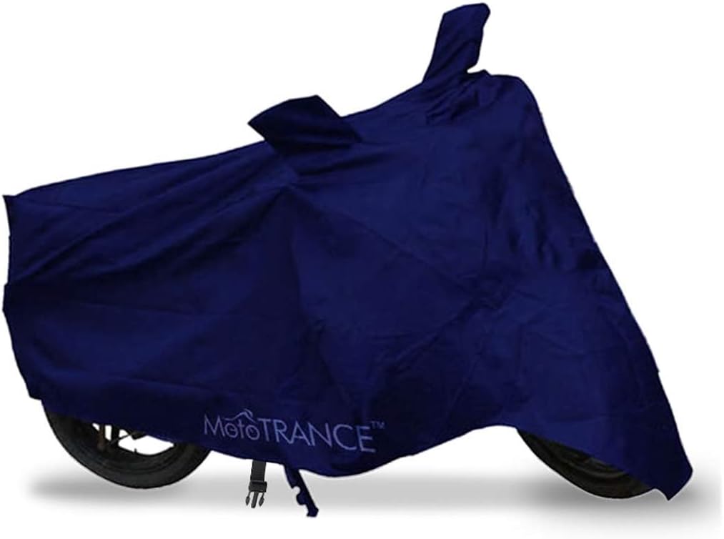 Mototrance Weather Protection Bike Cover for Honda CB Shine SP (Blue)