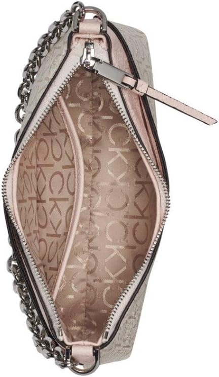 Calvin Klein Women's Zoe Top Zip Chain Crossbody
