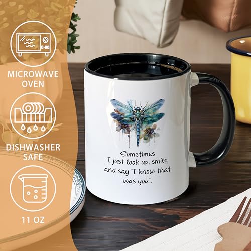 Taza de Café Memorial Dragonfly Cerámica 11oz miniatura 4