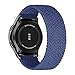MroTech Compatibile con Huawei Watch GT 2 46 mm/GT 2e/GT2 PRO Cinturino 22 mm de Ricambio per Samsung Galaxy Watch3 45mm/Gear S3 Frontier/Galaxy 46mm Solo Loop Sportivo Elastica Nylon Banda-Blu/L