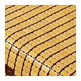 Faltbare Sommer-Schlafmatte aus Bambus – Tragbare, kühlende, atmungsaktive Rattan-Matratze, leichte Sommer-Schlafmatte (90 x 190 cm) für Reisen und Zuhause