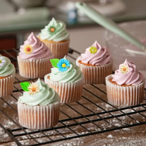 Image of HUSAINI MART | Daisy Chocolate Fondant Molds, Small Flower Silicone Polymer Clay Molds Mini Leaf Chocolate Molds Silicone for Cake Decorating Clay Crafting Candy Soap Ice Cube Wax Melt