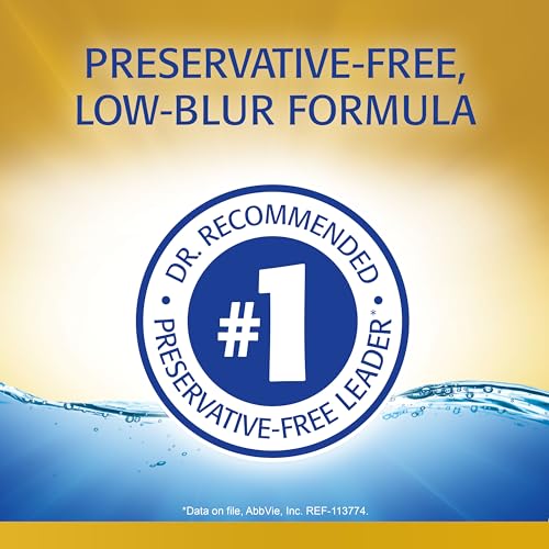 Image of Refresh OPTIVE MEGA-3 PF Lubricant Eye Drops Preservative-Free Artificial Tears, 0.33 fl oz (10mL) (Pack of 2)
