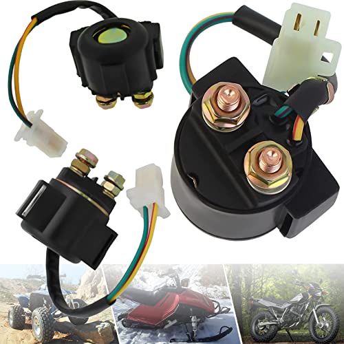 Glenparts Starter Solenoid Relay Replacement For Yamaha Big Bear 350 Yfm350 Yfm Bigbear 1987 1988 1989 1990 1991 1992 1993 1994 1995 1996 1997 1998 1999 #TOP5