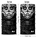 Obacle Skull Face Mask for Women Dust Wind UV Sun Protection Seamless Bandana Face Mask for Rave Festival Motorcycle Riding Biker Fishing Hunting Outdoor Running 3D Tube Mask (Gray Flower Face Mask)