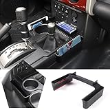 HAPPYHORSE Center Console Shifter Storage Box Compatible with FJ Cruiser 2007-2021, Organizer Gear Side Storage Tray for FJ Accessories, Interior Accessories