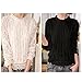 DEELIN Camisa Casual De Manga Larga De Cuello Redondo De Camisa De...