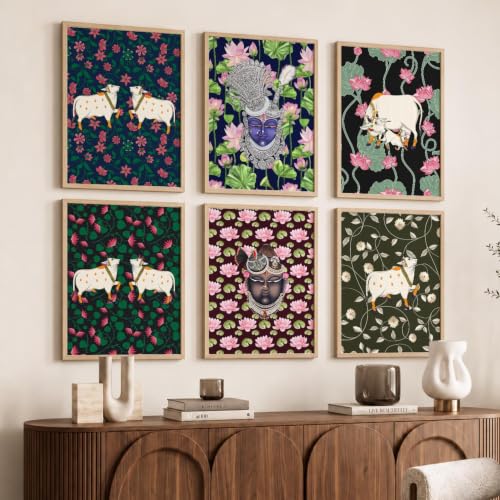 Image of kotart Boho Theme Digital Painting for Wall Decoration - Minimal Wall Art Prints for Living Room Bedroom Office Room Decor (10x13 inch, Terracotta) (wall painting, 01) (B, 19X25 INCH)