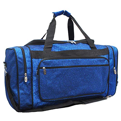 Royal Blue Glitter NGIL 23" Duffle Bag