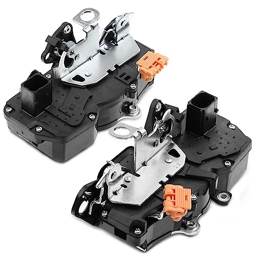 Image of A-Premium Door Latch Lock Actuator Compatible with Buick Vehicles - Lucerne 2006 2007 2008 2009 2010, Sedan, without Anti-Theft Package - Front Driver and Passenger Side, 2-PC Set