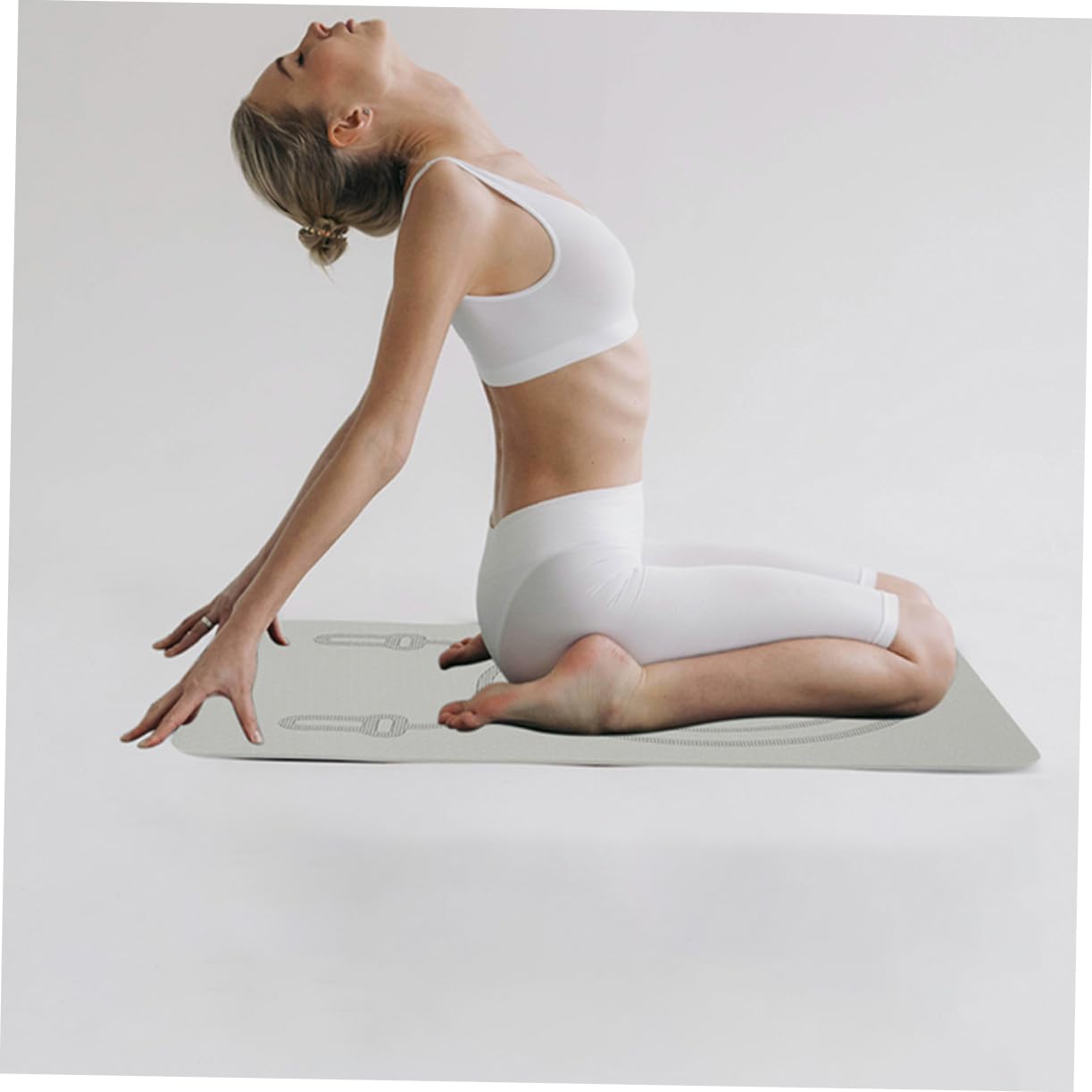 KICHOUSE Non Slip Jump Rope Mat Portable Yoga Skipping Pad for Indoor Workouts Quiet Exercise Mat for Home Gym Shock Absorbing Durable Fitness Workout Pad