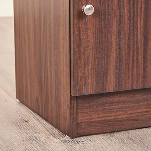 Image of MAMTA DECORATION Engineered Wood Dressing Table with Storage for Living Room Bedroom Wooden Vanity Tables (Brown)