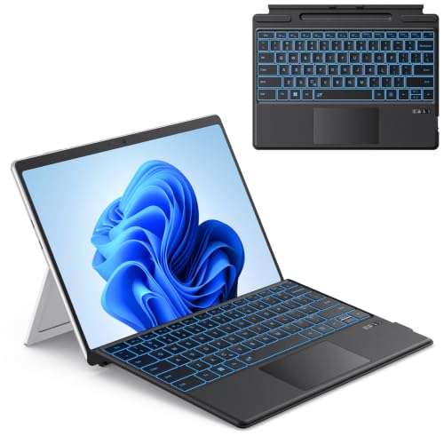 TECURS Wireless Keyboard for Microsoft Surface Pro 11/10/9/8/X