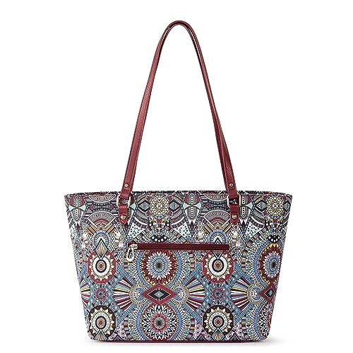 Image of Sakroots Metro Tote Bag in Eco-Twill with Dual Shoulder Straps