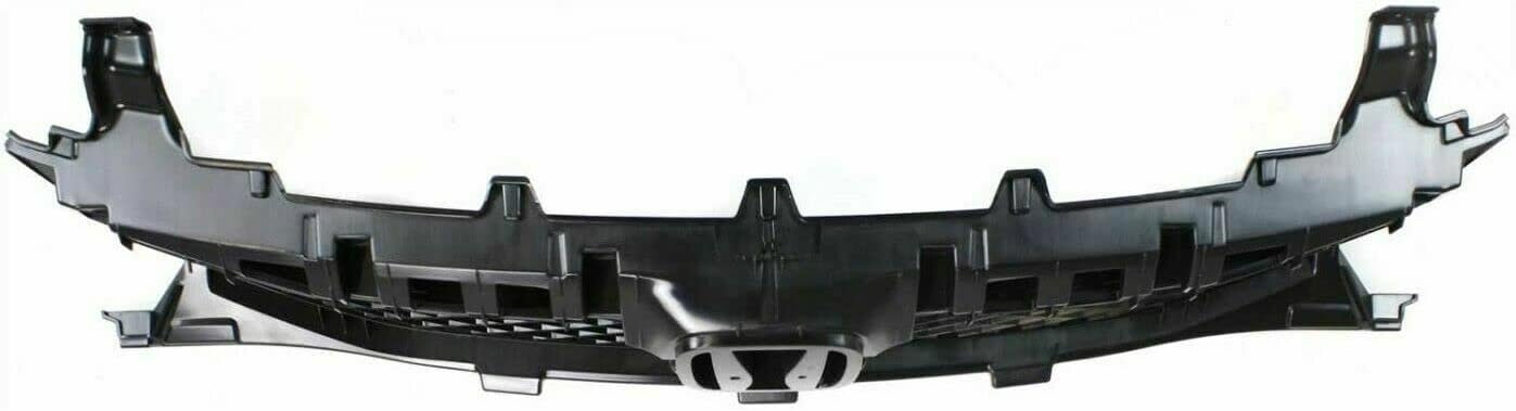 Grille Assembly + Chrome Molding For 2009-2011 Honda Civic Sedan Models Direct Replacement