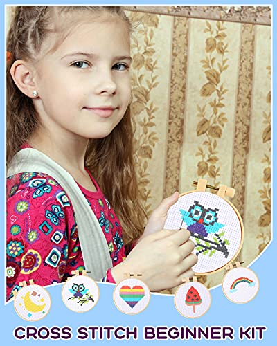 Pllieay E-025P Cross Stitch Beginner Kit For Kids 7-13 thumb #6