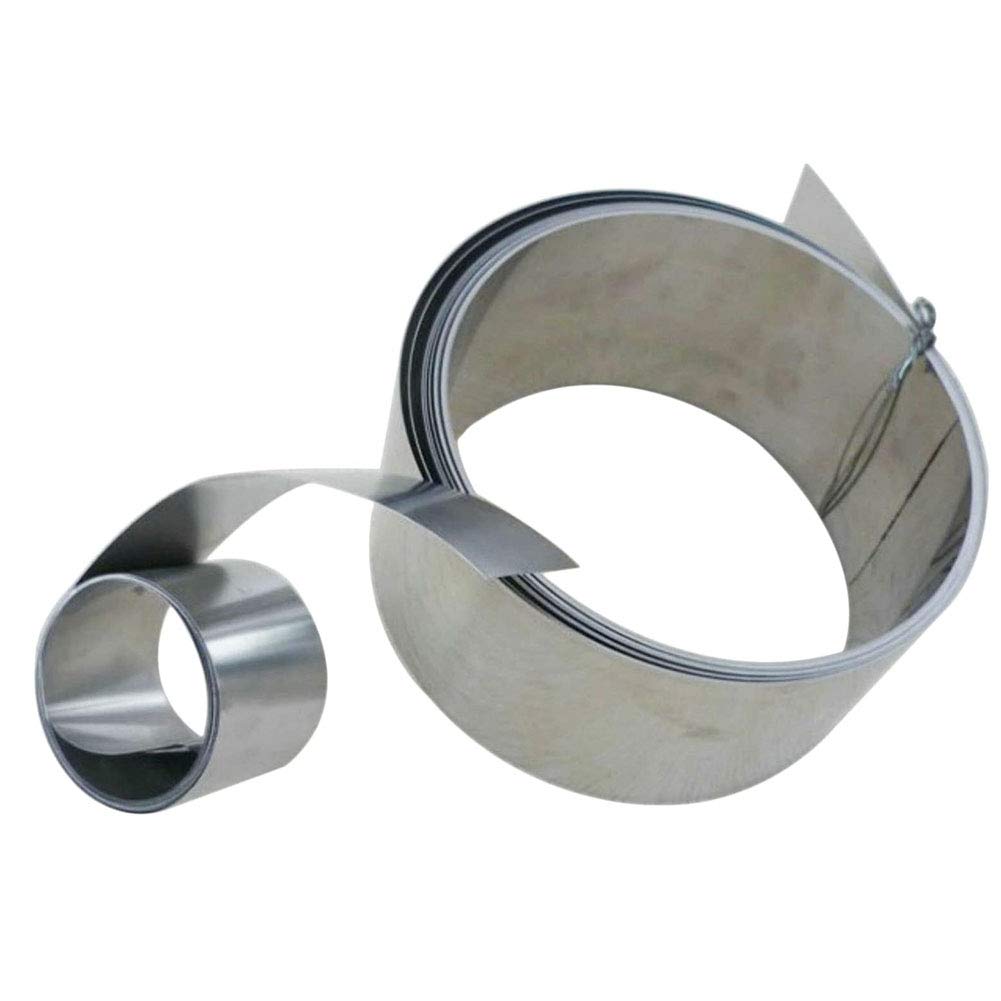 Lámina de acero inoxidable para proyectos de bricolaje, chapa de acero inoxidable, 600 mm x 0,8 mm de grosor