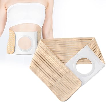 Ostomy Belt, Ostomy Hernia Support Belt for Men/Women, S | Ostomy Supplies, Elastic Support Belt, Abdominal Support Design, Secure Ostomy Bag Support, Soft and Breathable Material