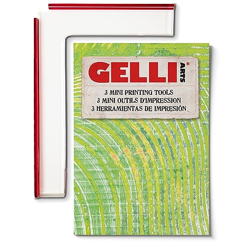Gelli Arts Mini Perfect Placement Tool, Clear,GL850032668064, 12.7 cm x 35.56 cm