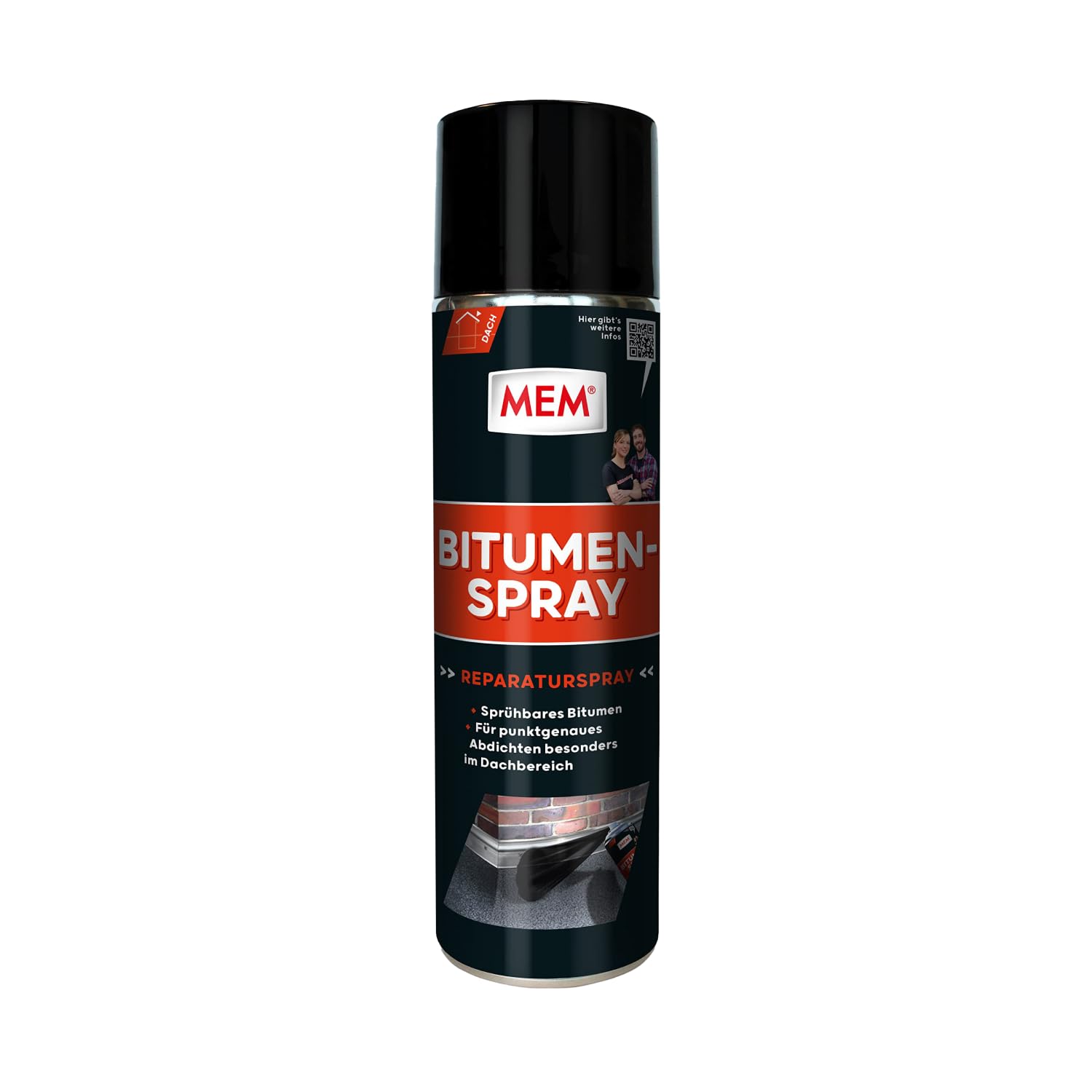 MEM Bitumen-Spray, 500 ml, Schwarz