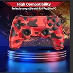 Hiyuky 2 Pack Wireless Controller Compatible with PS4/Slim/Pro/PC with 3.5mm Audio Jack/Dual Vibration/Motion Control/Touch Pad - Image 2