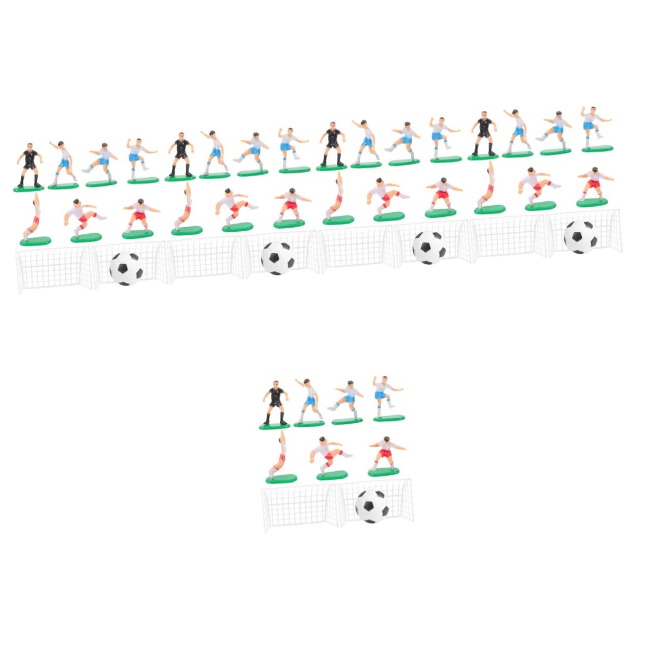 SOLUSTRE 5 Sätze Fußball Kuchen Dekoration Sport Cupcake-dekorationen Für Fußballspiele Geburtstag Fußballdekoration Für Kuchen Thematisiert Tonhöhe Fußball-kuchen-dekoration Topper Pvc