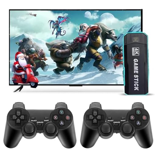 Consola de Juegos Retro.Mini Consola inalámbrica USB HD Game Stick TV Consola de Juegos incorporada 38000 Juegos Treasure Consola de Videojuegos.Portátil y fácil de transporta