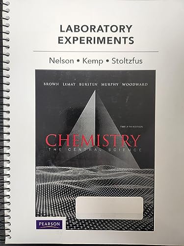 Laboratory Experiments for Chemistry: The Central Science