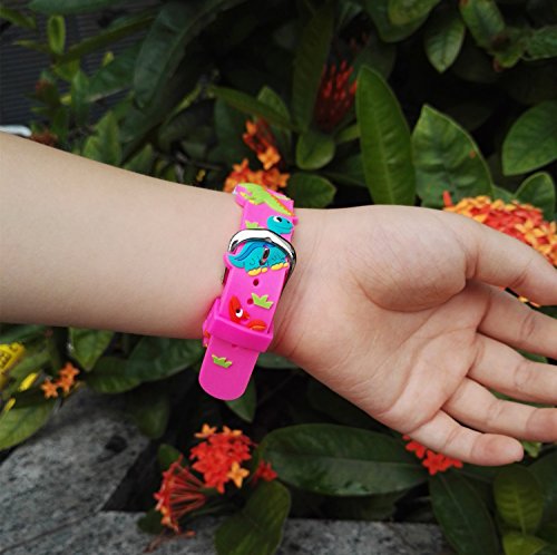 Image of Jewtme Cute Toddler Children Kids Watches Ages 3-8 Analog Time Teacher 3D Silicone Band Cartoon Watch for Little Girls Boys