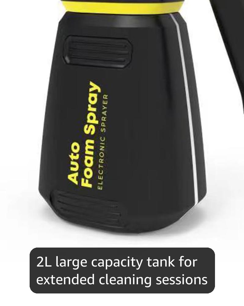 Amazon.com: 2L Cordless Foam Cannon for Car Wash, Electric Foam