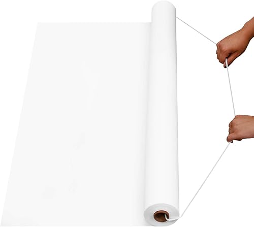 Miniatura 2 de Northwest Enterprises, tapete de pasillo de plástico, 36 pulgadas x 100 pies, diseño floral, Blanco