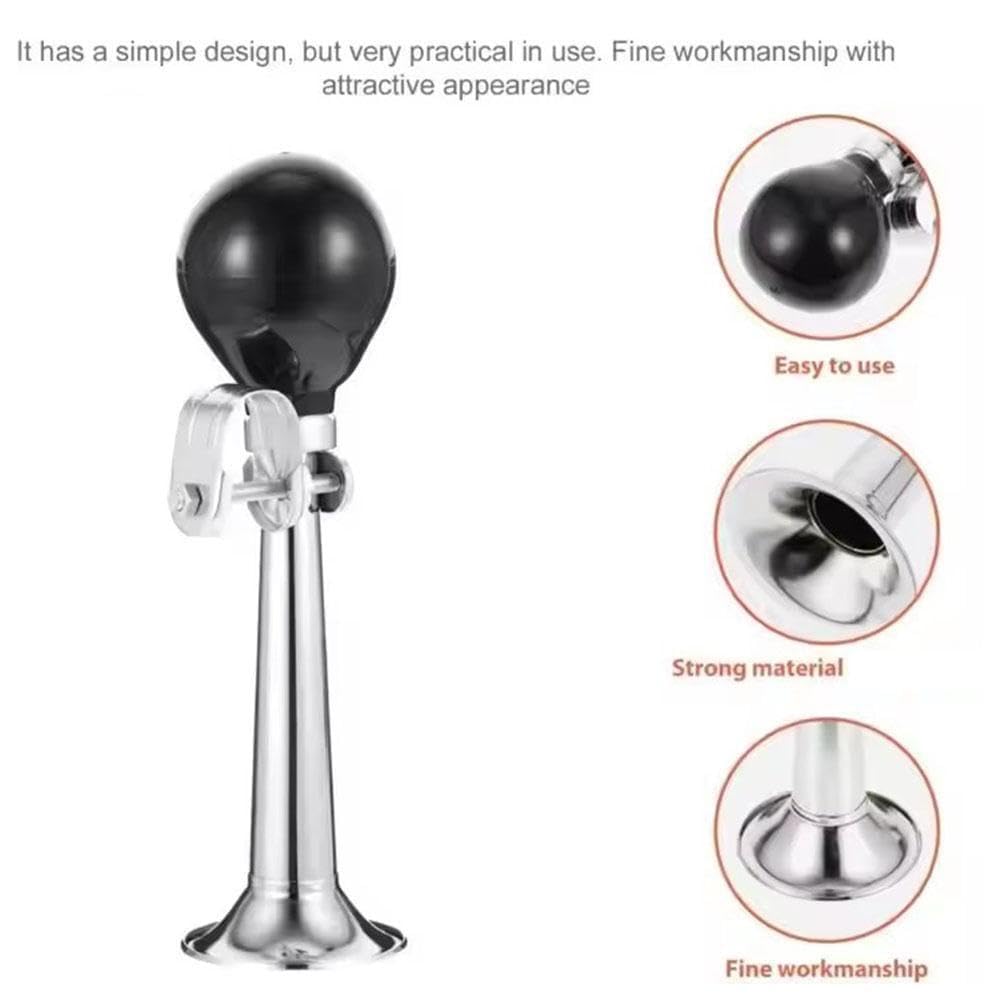 Corno Per Bicicletta In Metallo - Clacson Classico A Sirena - Foto 11