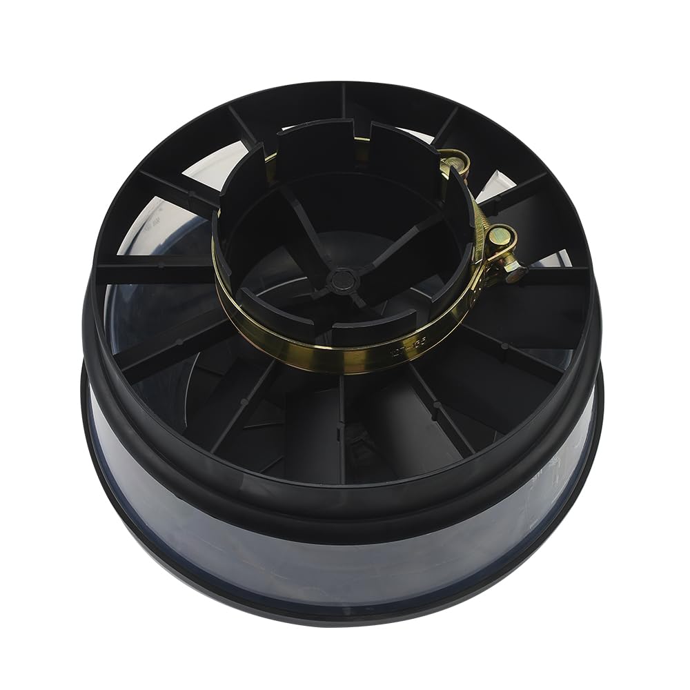 JSCARLIFE Filtre tout-terrain pour voiture, tuba de voiture, pré-filtre à air, cyclonique universel pour tuba d'admission, prise d'air tracteur, gobelet à sable (127 mm)