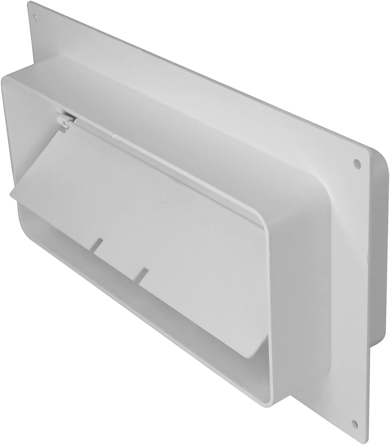 Flachkanal Set 220x90 mit Edelstahl Wetterschutzgitter S6-K-WSGEi220x90, runter zur Haube mit Aluflex (mit Insektenschutzgitter aus Edelstahl)