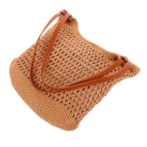 Sac cabas tissé pour femme grand sac à main fourre-tout de plage