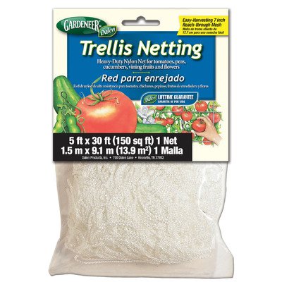 Gardeneer Trellis Netting [Set of 12] Size: 60" H x 360" W
