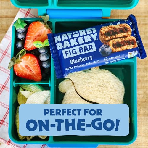 Image of Nature's Bakery Blueberry Fig Bars, Real Fruit, Nut Free, 84 Pack