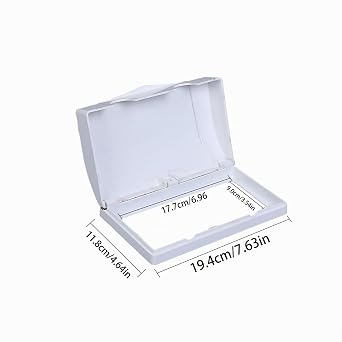 Switch Plug Waterproof Box Transparent Waterproof Socket Box Transparent Socket Box Prevent Splash Into the Socket (2 Compartments)
