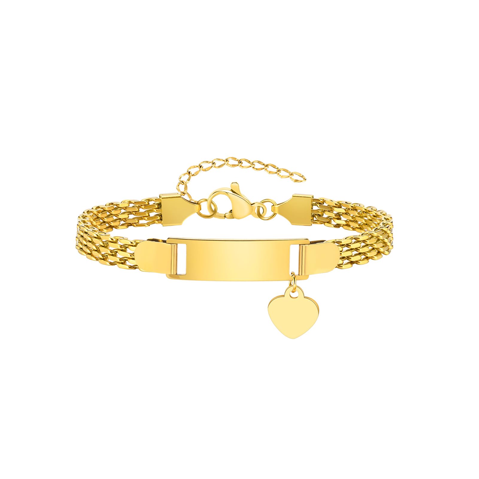 Baby Armband mit Namen Taufarmband Mädchen Junge - Armband mit Telefonnummer Kinder Personalisierte Namensarmband mit Gravur Personalisiert Armbänder für Geburt Taufe Geschenke (Vergoldet)