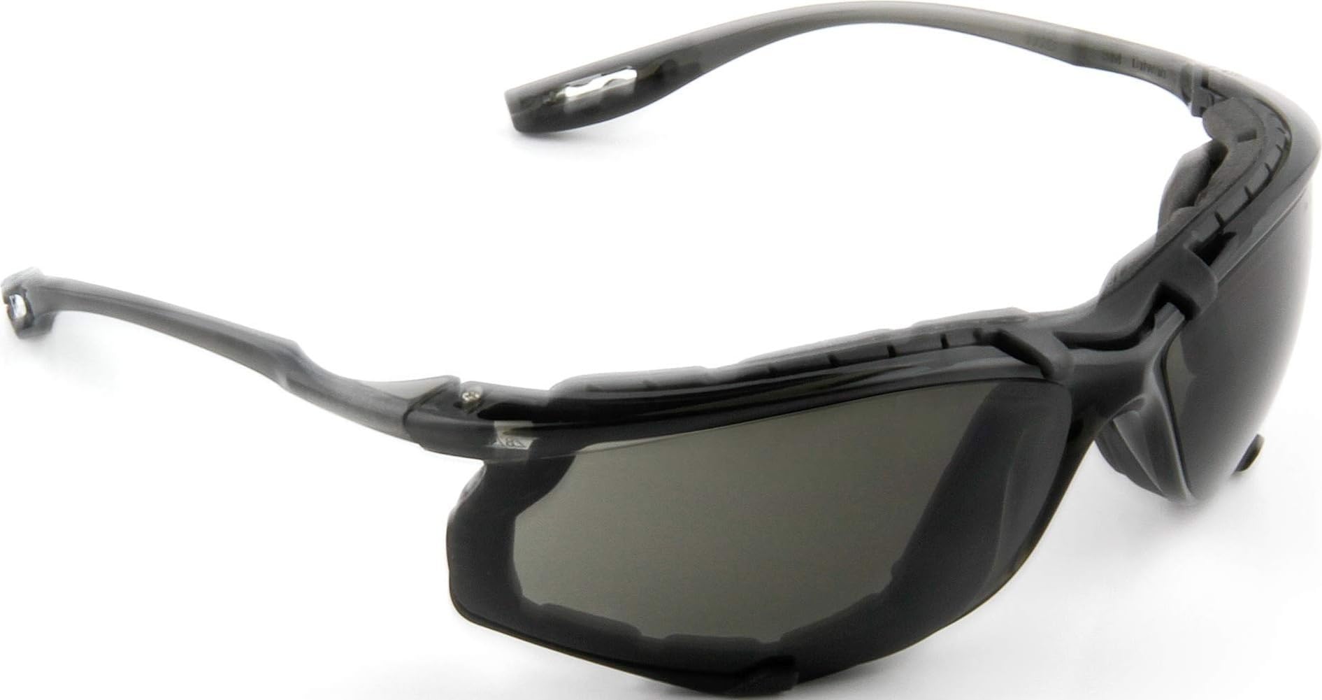 Safety Glasses, Virtua CCS, Anti-Fog Gray Lens, Black Frame, ANSI Z87 | Corded Ear Plug Control System, Removable Foam Gasket, Pack of 1
