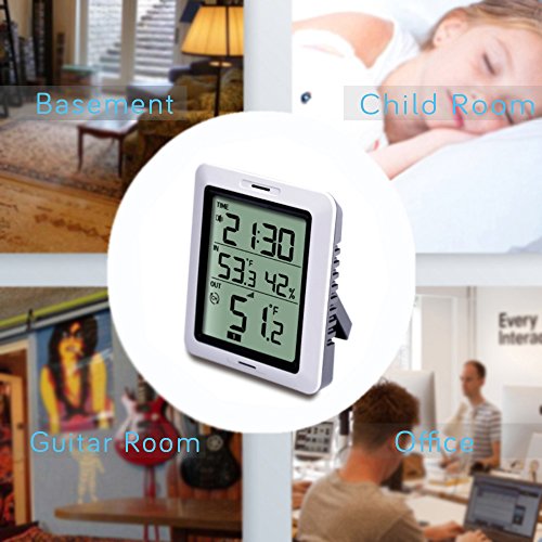 ECOWITT WH0280 Indoor Outdoor Thermometer Digital Hygrometer Temperature Humidity Monitor with Remote Temperature Sensor - Thumbnail 6