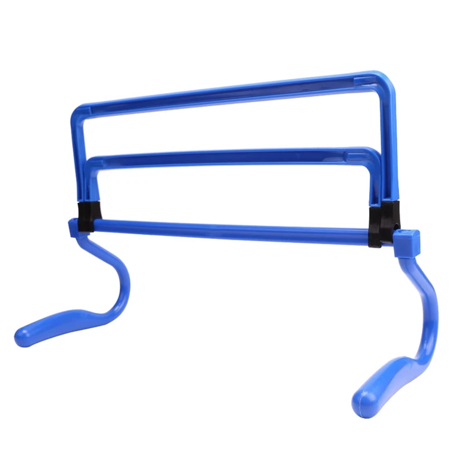 Haies D'agilité 5Pcs Four-Speed Colourful Hurdle Racks Multi-Functional Football Training Equipment Jumping Hurdles Adjustable Hurdle Racks pour Le Football(Blue)
